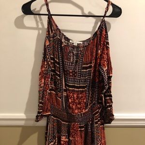 Open shoulder dress